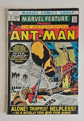 MARVEL FEATURE #4 - The Astonishing ANT-MAN -1st appear. since 1960s- SPIDER-MAN