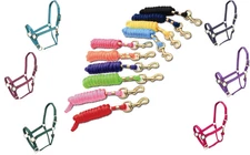 Shires ARMA Horse Halter & Lead Rope Bundle: Adjustable, Durable, and