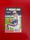 1981 MONTREAL EXPOS POCKET SCHEDULE FRENCH ***UNMARKED***