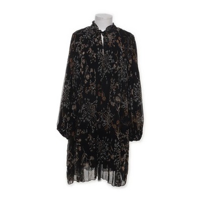 Reserved, Maxikleid, Größe: M, Schwarz/Mehrfarbig, Blumen, Damen #jmA
