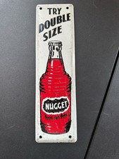 The Double Size Nugget Good As Gold Soda Pop Painted Metal Sign