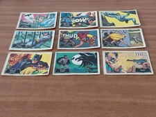 A&BC Gum Cards Batman Black Bat x  9