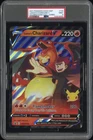 2021 POKEMON SWSH BLACK STAR PROMO JUMBO #133 LANCE'S CHARIZARD V PSA 9