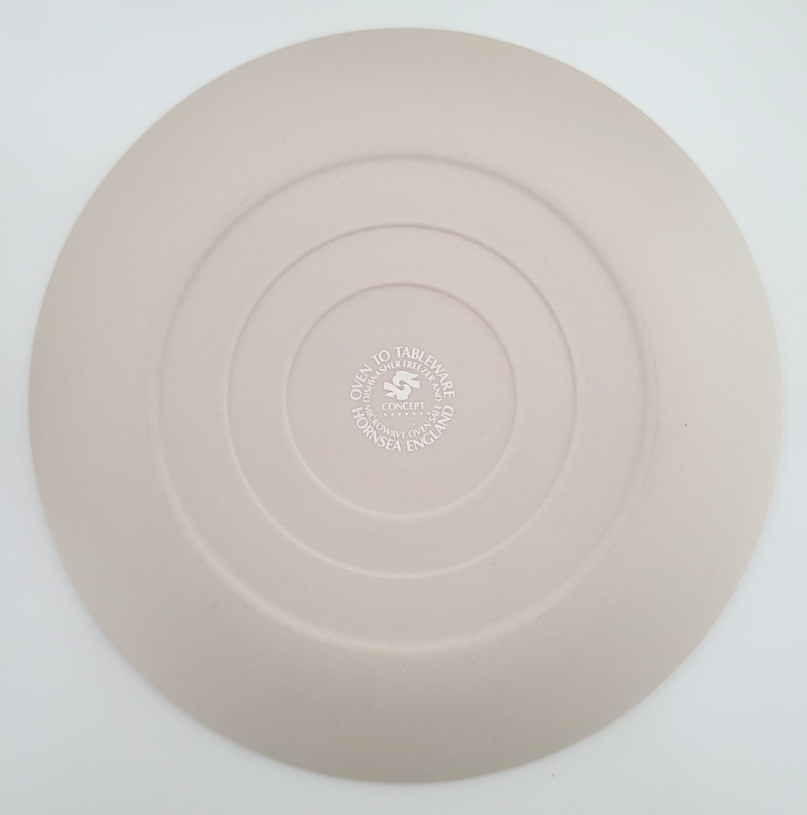 Hornsea Concept Saucer Stoneware Matte Off White England 6" thumbnail 5