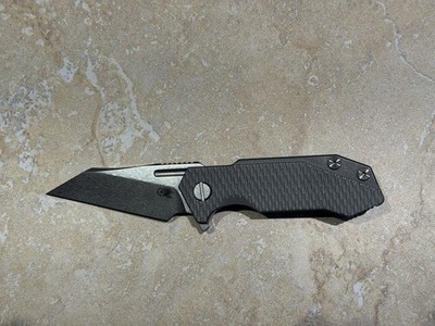 NEW!! Hinderer Halftrack MagnaCut Wharncliffe Working Finish Full Textured Ti 