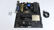 ASUS Z97-WS Board with Core i3-4370 3.80MHz, 16GB DDR3, 2 SATA Cables. Excellent