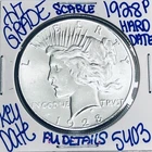 1928 P SILVER PEACE DOLLAR AUTHENTIC HI GRADE U.S. MINT COIN RARE KEY DATE 5403