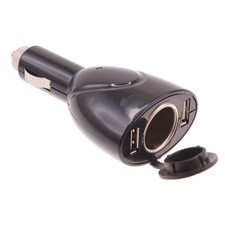 For Samsung Galaxy S20/S21/S22 - Car Charger DC Socket 2-Port USB Power Adapter