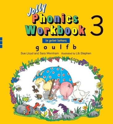 Jolly Phonics Workbook 3: In Print Letters: G, O, U, L, F, B - paperback Llo...