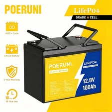 12v 100ah Lifepo4 Lithium Battery 8000 Deep Cycle For Rv Marine Solar Off-grid 12v 100ah Lifepo4 Lithium Battery 8000 Deep Cycle For Rv Marine Solar Off-grid