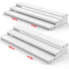 Spice Rack Organizer for Cabinet, 3 Tier Expandable Spices Storage, Great for...