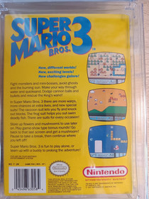 Super Mario Bros 3 Nintendo NES Bros Oval SOQ CIB Complete CGC 8.5 Graded