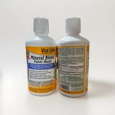 Vital Earth Minerals **2-PPACK** VEM-00003 Fulvic-Humic Mineral Blend - 64 fl oz