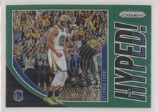 2019-20 Panini Prizm Get Hyped! Green Prizm Stephen Curry #4 8nl