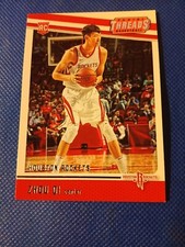 2017 ZHOU QI PANINI THREADS NBA ROOKIE CARD RC #91 HOUSTON ROCKETS  CHINA 