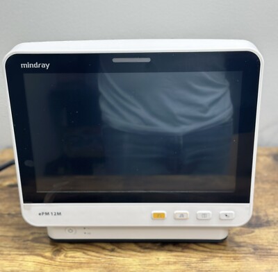 Mindray ePM 12m Monitor Masimo Spo2, 2T, 2 IBP, ECG, NIBP - Same Day Shipping