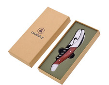 Laguiole Korkenzieher, Sommelier ,Kapselheber & Folienmesser Red Pear Wood NEU!