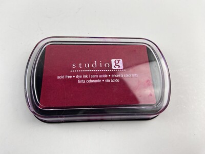 Studio G Dye and Pigment pink Ink pad stamp