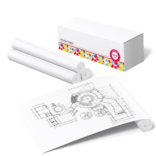 Papier Feuille A4 for M832/M831/M833/M834/M835 Imprimante Thermique Portable ...