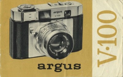 Argus V-100 Instruction Manual