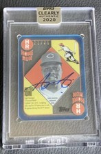 2020 Topps Clearly Authentic Aristides Aquino 1951 Red/Blue Back Blue #d /25