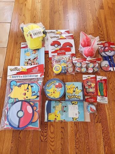 Pokemon Youth Birthday Party Supplies