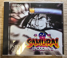 Samurai Shodown III (Neo Geo CD) US/English ver. CIB COMPLETE IN BOX