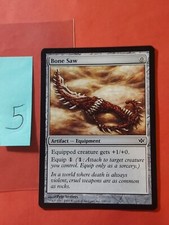 2009 Magic The Gathering Conflux #135 Bone Saw, C, Artifact, NF, cd5