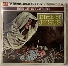 Vintage Sealed View-Master reels Bible Stories Birth Of Jesus Christmas