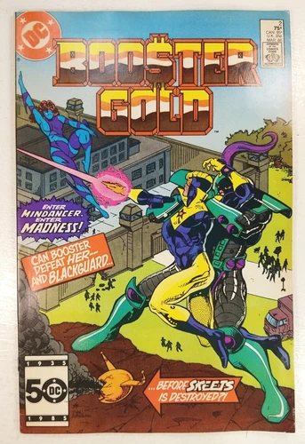 Booster Gold # 2 DC Comics 1986 2nd Booster and Skeets, Blackguard, Dan Jurgens