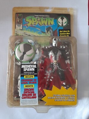 Medieval Spawn ''Black costume'' ULTRA RARE ''Spanish ed.'' 1994 Todd Mc Farlane...