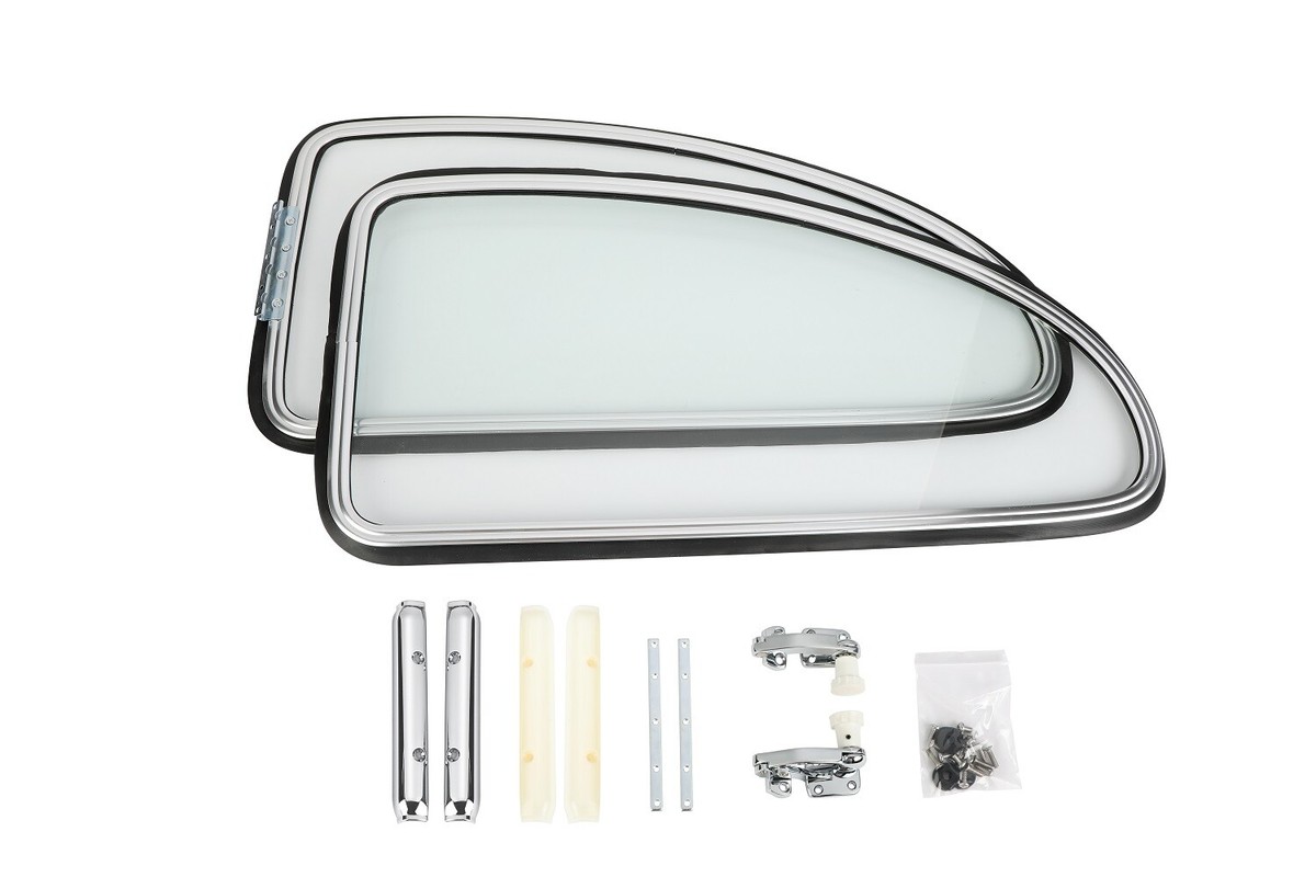 1950-1964 VW Beetle Pop Out Windows Kit Left | Aluminum | Vintage