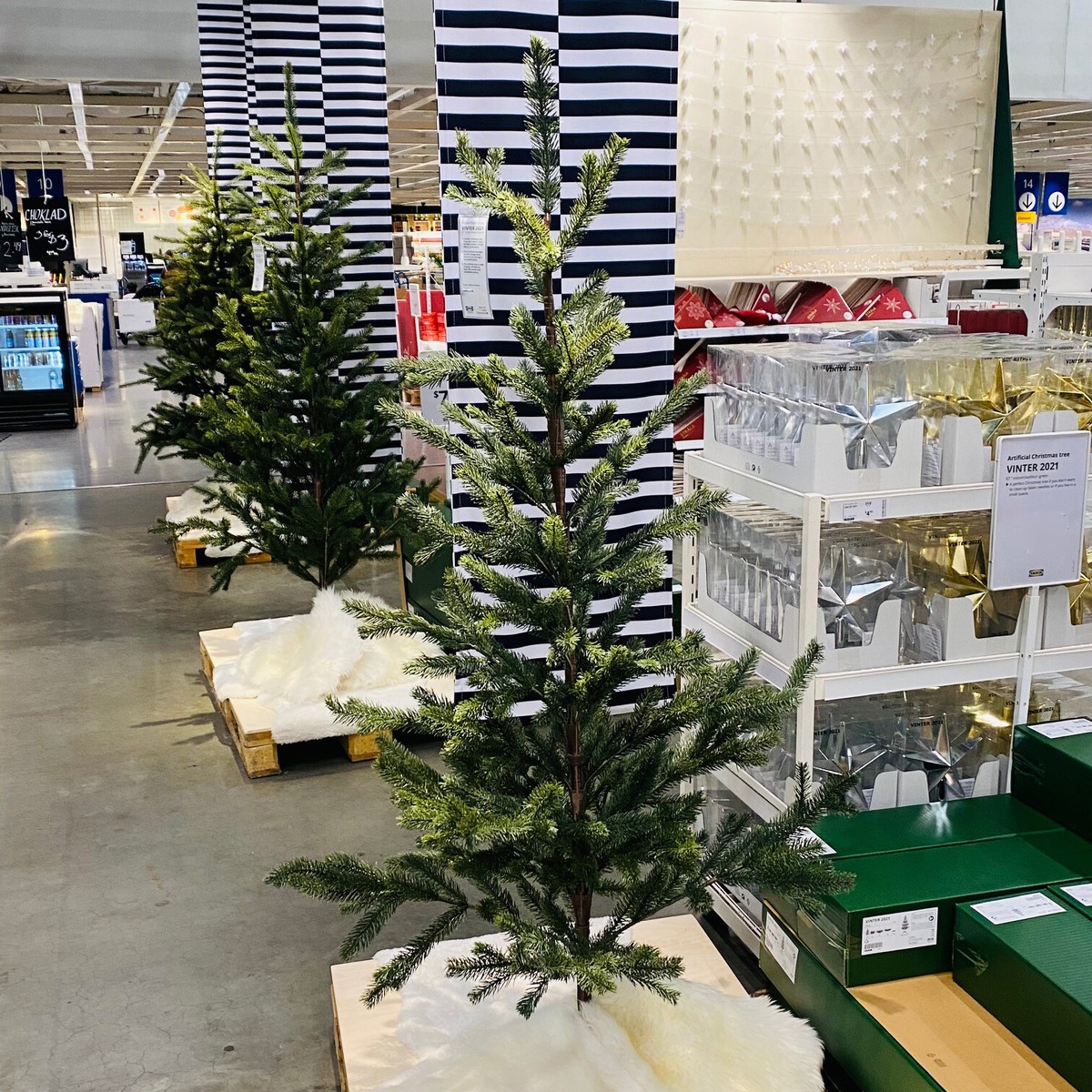 イケア  FEJKA VINTER クリスマスツリー IKEA/イケア FEJKA：人工観葉植物180 cm クリスマスツリー