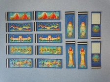 Lot of 16 1939 GGIE World's Fair SF CA Matchbook Covers Golden Gate Exposition