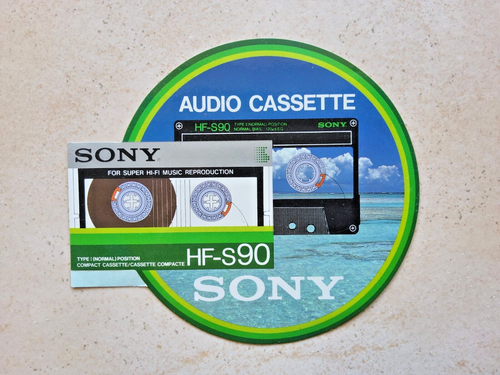 Lot De 2 Cassettes Audio Sony Vierges - 60 Minutes - Occasion