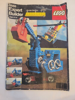 LEGO Vintage  Expert Builder - Series 8888 Instruction Book (1980)