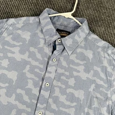 Cremieux Shirt Mens XL Extra Large Mens Blue Long Sleeve Button Up Casual Dress