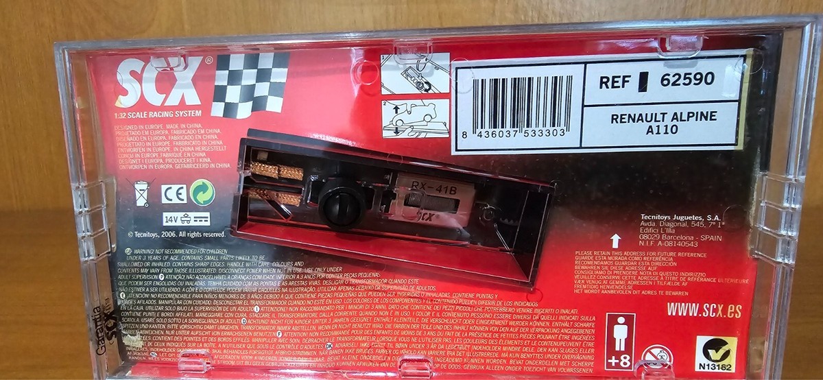 スロットカー　SCX 1/32 ルノー アルピーヌ A110 SCX 1/32 ｽﾛｯﾄｶｰ U10238◇ Renault Alpine A110 “Mouton” Rally
