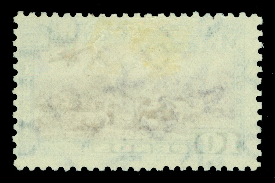 CORREO AÉREO MÉXICO 1934 - Volcán Orizaba 10p azul y granate Scott C60 como nuevo MLH Foto 2 de 2