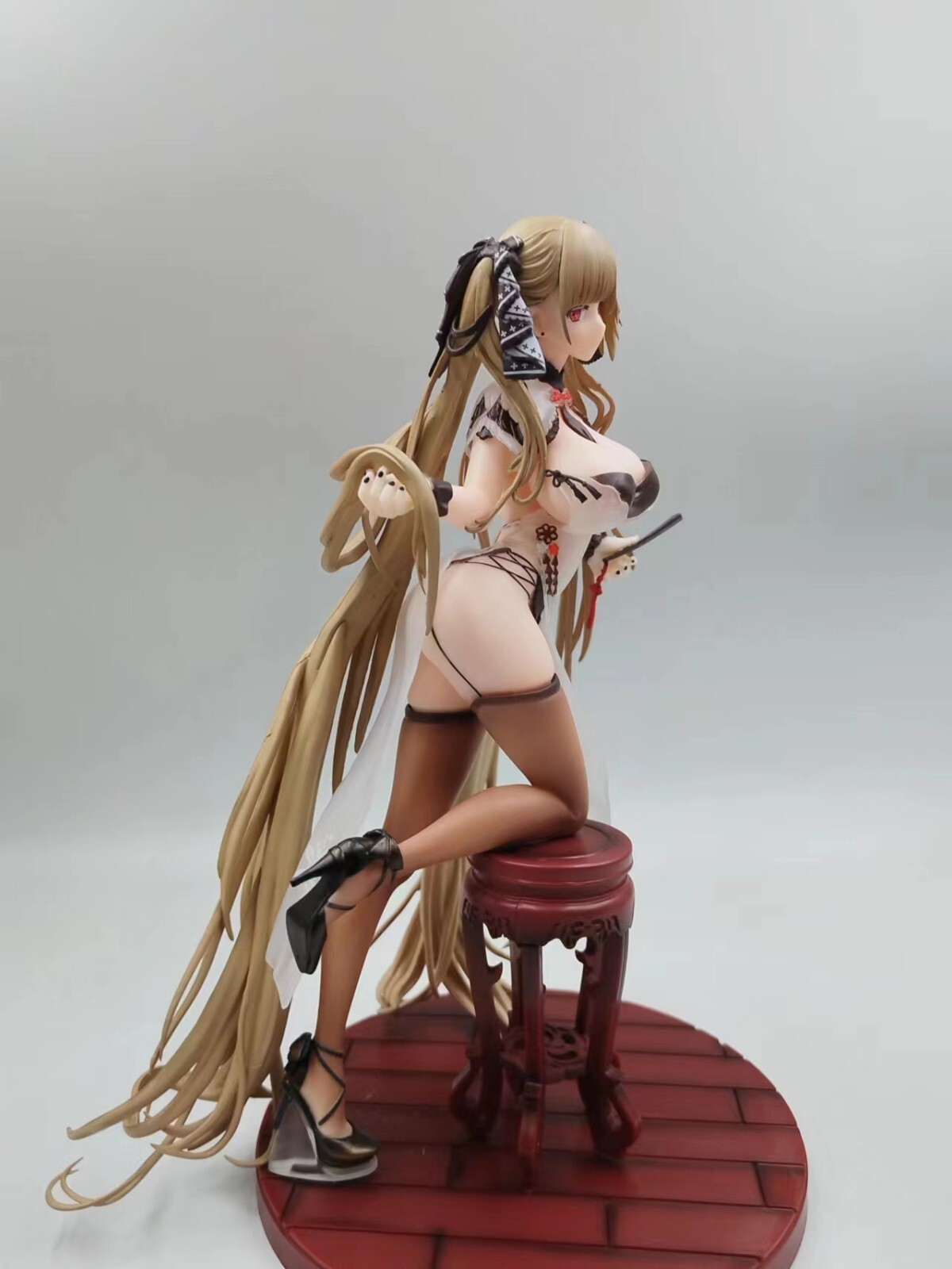 New 1/7 25CM Anime Azur Lane Formidable Cheongsam PVC Figure Model Statue Toy
