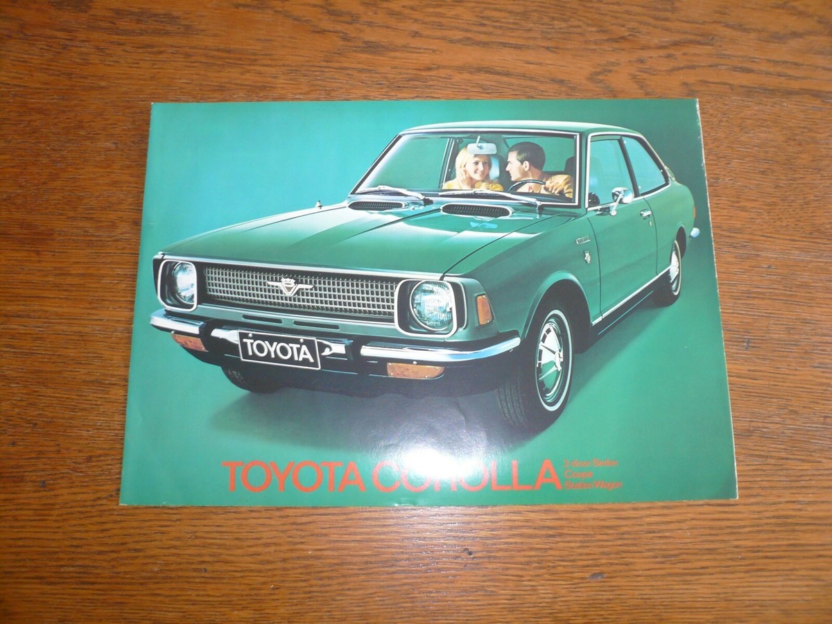 1971 Toyota Corolla 2 Door Sedan Coupe Station Wagon Sales