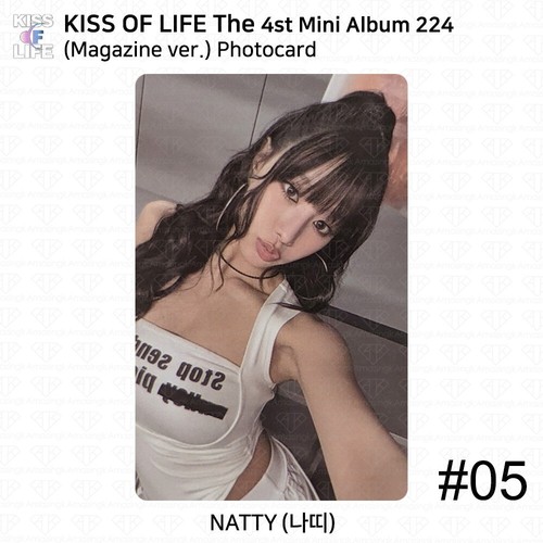 KISS OF LIFE 4th Mini Album 224 Magazine Keychain Digipack Official Photocard - Picture 10 of 63