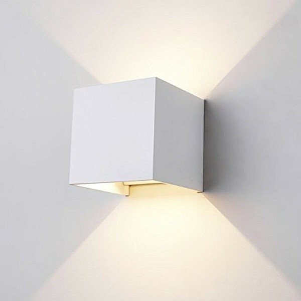 Applique WüRfel Led 10W Im Rampenlicht Lampe Mauer Licht Weiß NatüRliche 4000K-image