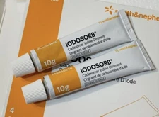 2 X IODOSORB Smith&Nephew Cadexomer Iodine Gel Wound Dressing 10g .35oz 2026/06