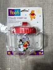 Vtg Winnie the Pooh 1995 The First Years Two Handle Trainer Cup New Old Stock
