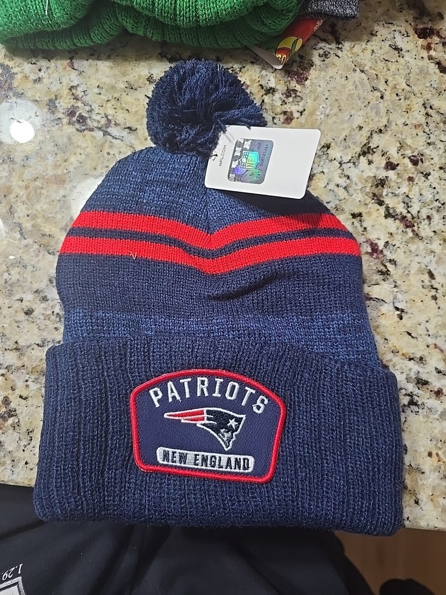 New England Patriots Knit Winter Hat Beanie NFL Sideline 