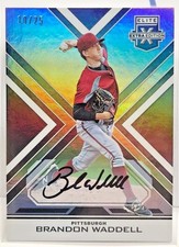 Brandon Waddell 2016 Elite Extra Edition Autograph Auto Charcoal #'d 10/25