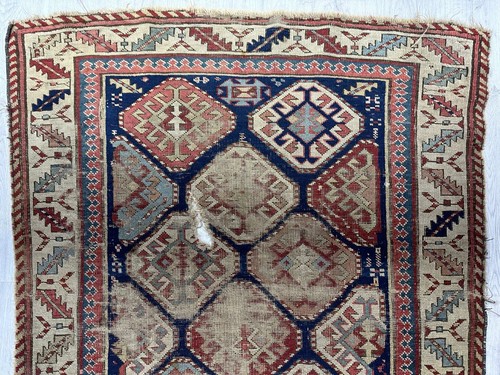 Antique Caucasian Rug, Runner Rug, oriental rug, Kitchen rug, kilim rug, old rug - Picture 4 of 9