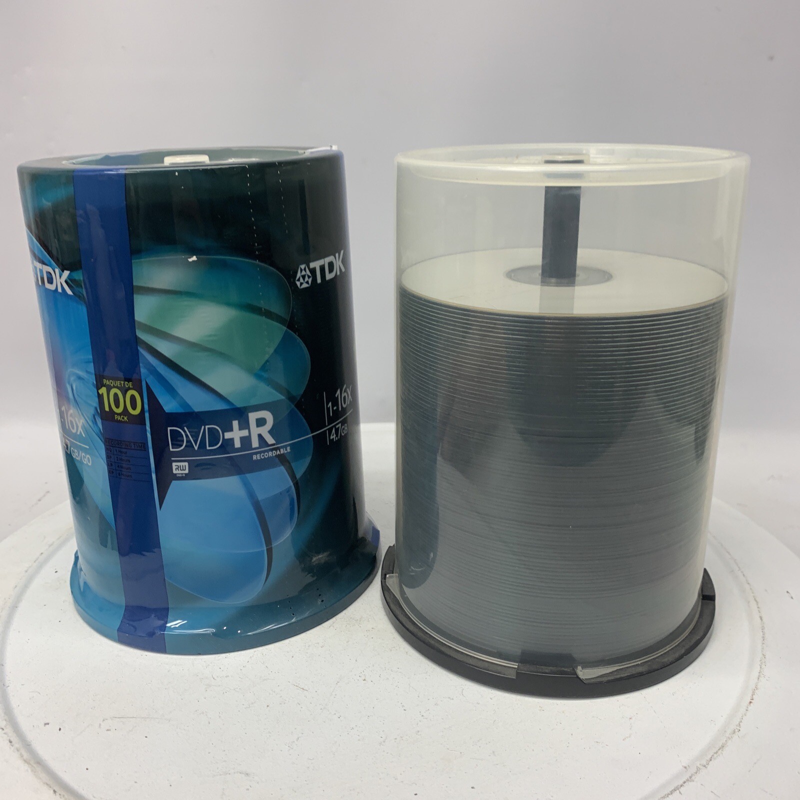 TDK DVD + R Recordable 116x 4.7GB 100 Pack Spindle Blank Discs + Bonus