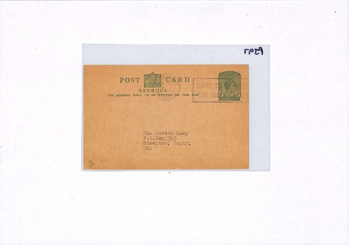 BERMUDA KGVI Postal Stationery 1949 *UPU* STAMPS BWI New Issues ADVERT Card PJ97 - Picture 8 of 10